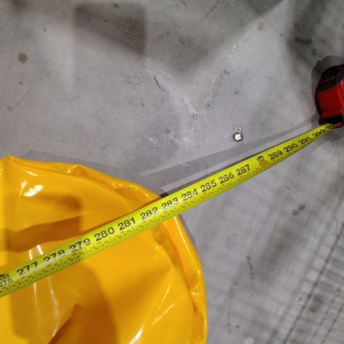 VEVOR FLOOD BARRIER HEIGHT SANDBAG ALTERNATIVE 24FT - YELLOW/BLACK (MODEL: F24FT20IN12IN10COVO) image 4