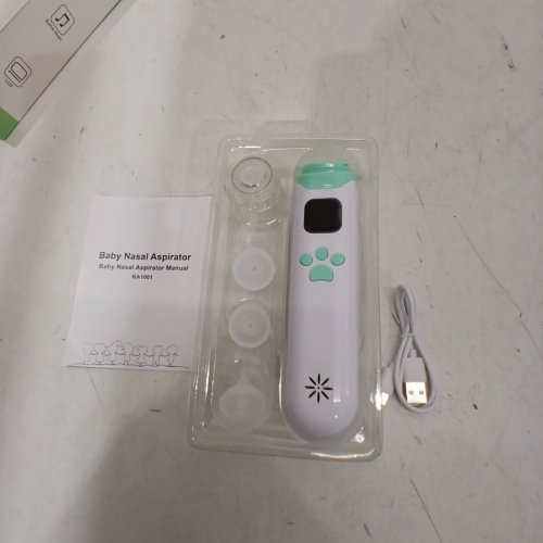 BABY NASAL ASPIRATOR - WHITE/TEAL (MODEL: KA1001) image 2