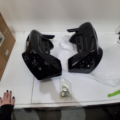 GREEN-L FIT FOR HARLEY TOURING 83-13 LOWER VENTED FAIRINGS SPEAKERS - 5-1/4" SPEAKERS - VIVID BLACK (MODEL: ‎GRLED30152B) image 3