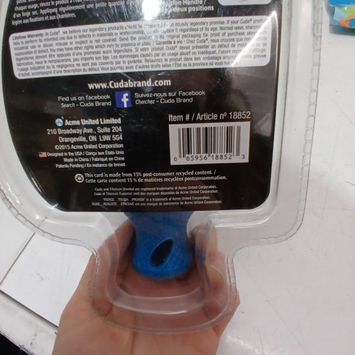 CUDA FISH SKIN GRIPPER TOOL - 6" - BLUE image 3
