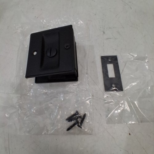 IDH BY ST. SIMONS PREMIUM QUALITY SOLID BRASS POCKET PRIVACY DOOR PULL, MATTE BLACK - (MODEL: 25411-019) image 2