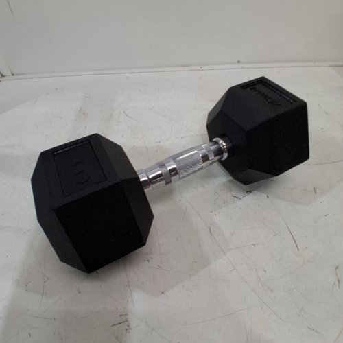 YES4ALL HEX DUMBBELL WITH COMFORT RUBBER GRIP - 30LB - BLACK (MODEL: SDRBIS-010) image 2