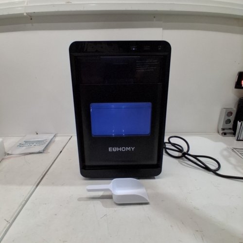 EUHOMY SELF-CLEANING COUNTERTOP NUGGET ICE MAKER - 40LBS/24H - BLACK (MODEL: IM017-NBL-CAEH) image 3