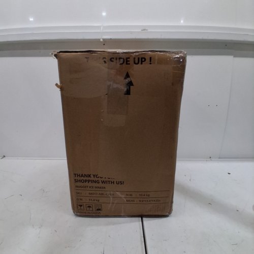 EUHOMY SELF-CLEANING COUNTERTOP NUGGET ICE MAKER - 40LBS/24H - BLACK (MODEL: IM017-NBL-CAEH) image 6