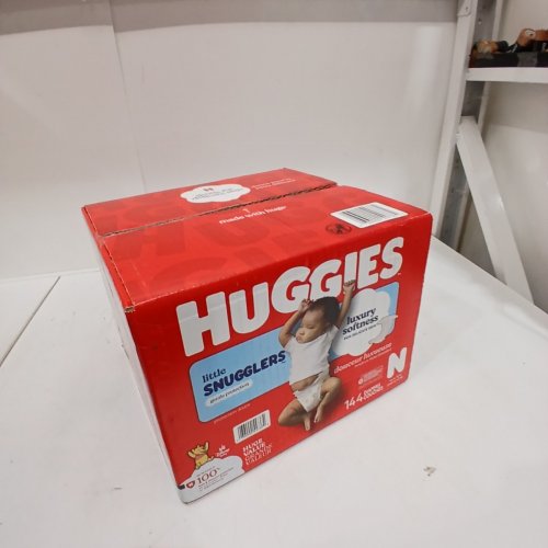 144PK HUGGIES LITTLE SNUGGLERS BABY DIAPERS - SIZE NEWBORN (UP TO 10 LBS) - WINNIE THE POOH image 2