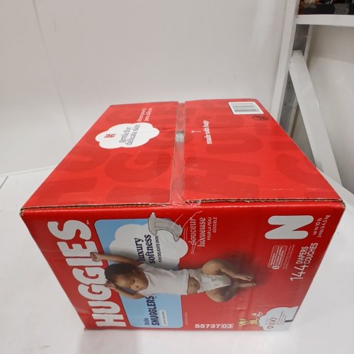 144PK HUGGIES LITTLE SNUGGLERS BABY DIAPERS - SIZE NEWBORN (UP TO 10 LBS) - WINNIE THE POOH image 3