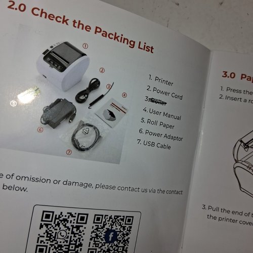 MUNBYN THERMAL RECEIPT PRINTER FOR 80MM PAPER WITH ETHERNET PORT - BLACK (MODEL: ITPP047P) image 4