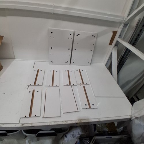 2PK FCH NIGHTSTAND END TABLE WITH TWO DRAWERS - WHITE image 4