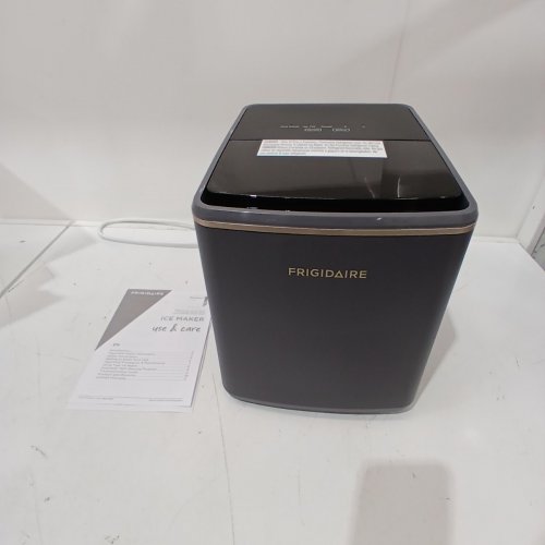 FRIGIDAIRE RETRO FREESTANDING BULLET SHAPED ICE MAKER - 26LBS - GREY (MODEL: EFIC513-GREY) image 2