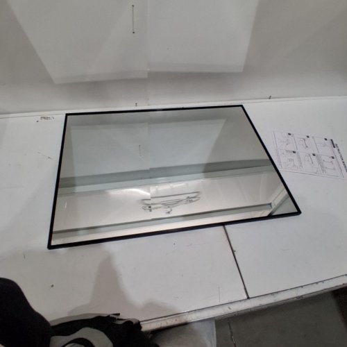 FORBATH FRAMED BATHROOM MIRROR - 20" X 28" - BLACK image 2