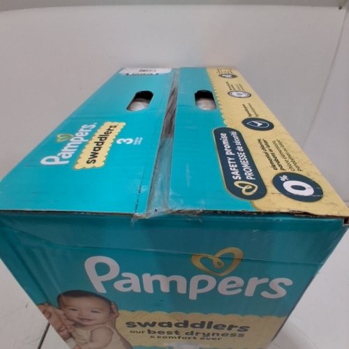132PK PAMPERS SWADDLERS DIAPERS - SIZE 3 image 3