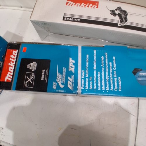 MAKITA 18V LXT POWER HEAD AND BRUSHCUTTER ATTACHMENT TOOL SET- 18V (MODEL: DUX18Z / EM401MP) image 2