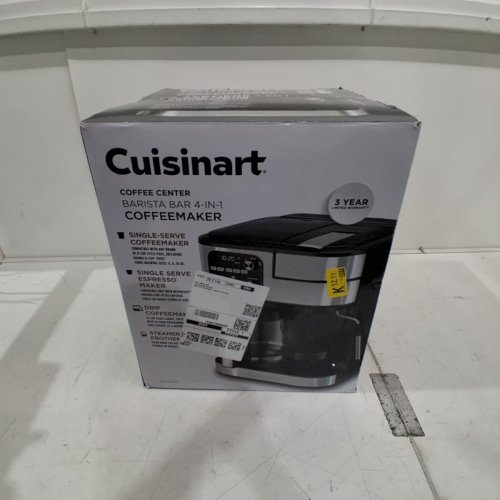 CUISINART 4-IN-1 COFFEE CENTER BARISTA BAR COFFEEMAKER - 10OZ - SILVER/BLACK (MODEL: SS-4N1NASC) image 5