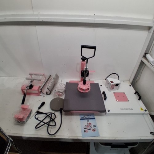 BETTERSUB HEAT PRESS DIGITAL HEAT PRESS MACHINE - 15" X 15" - PINK image 3