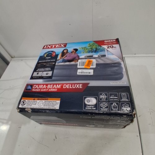 INTEX DURA-BEAM® DELUXE RAISED AIR MATTRESS WITH BUILT-IN PUMP - 20" - GREY (MODEL: AP619D/64739MW) image 6