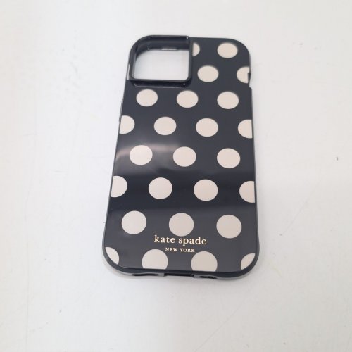 KATE SPADE PROTECTIVE PHONE CASE WITH MAGSAFE FOR IPHONE 13/14/15 - BLACK/WHITE POLKA DOTTED image 2