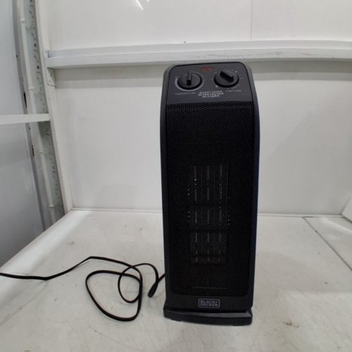 BLACK+DECKER CERAMIC TOWER HEATER - 1500W - BLACK (MODEL: BHTC571) image 3