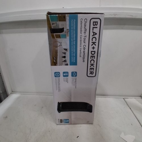 BLACK+DECKER CERAMIC TOWER HEATER - 1500W - BLACK (MODEL: BHTC571) image 5