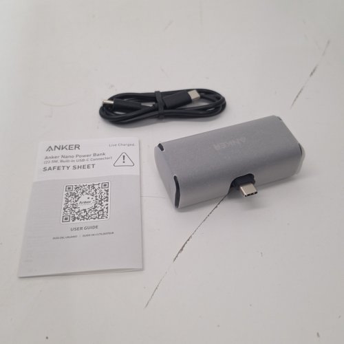ANKER NANO 5000MAH POWER BANK WITH BUILT-IN USB-C - 22.5W (MODEL: A1653) image 2