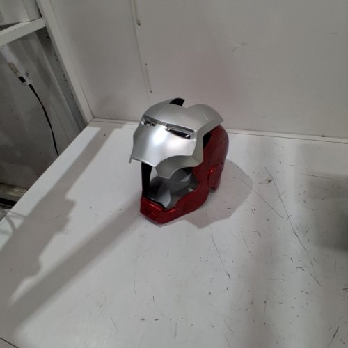 IRON MAN WEARABLE HELMET - OSFM - RED / SILVER image 3