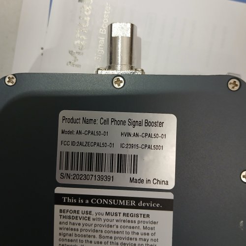 ANNTLENT VEHICLE CELL PHONE SIGNAL BOOSTER WITH HIGH GAIN ANTENNAS FOR ALL CANADIAN CARRIERS - ISED APPROVED - BLACK (MODEL: AN-CPAL50-01) image 4