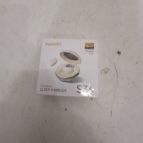 SUNVITO MINI INVISIBLE BLUETOOTH SIDE SLEEPING EARPHONES - BLACK (MODEL: S36) image 2