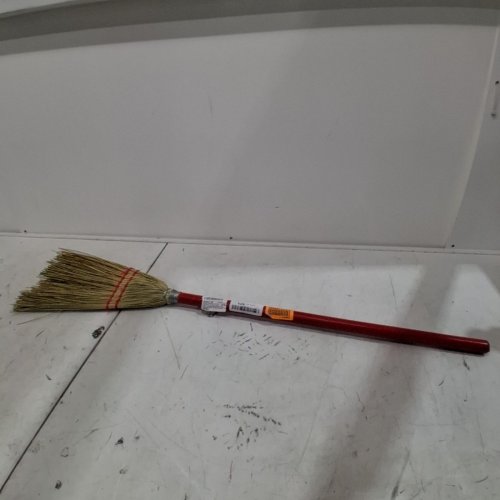 CARLISLE BLENDED CORN BROOM - 34" - RED / NATURAL (STYLE: 3681) image 2