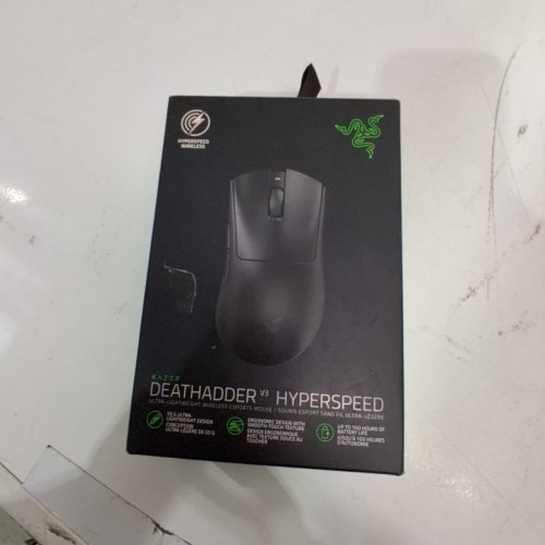 RAZER DEATHADDER V3 HYPERSPEED WIRELESS MOUSE WITH USB RECEIVER - 82G LIGHTWEIGHT - 30K DPI OPTICAL SENSOR- BLACK (MODEL: RZ01-0514) image 2
