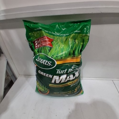 SCOTTS TURF BUILDER GREEN MAX LAWN FOOD 27-0-2 WITH 5% IRON - 42LBS (MODEL: 1006824) image 2