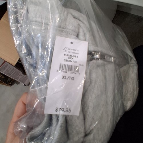 MENS GAP VINTAGESOFT RELAXED ZIP HOODIE - EXTRA LARGE - GRAY (STYLE: 321624770) image 2