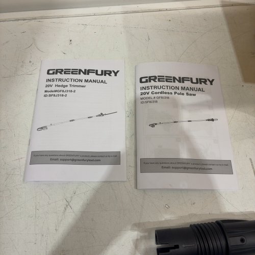GREENFURY 2-IN-1 POLE SAW & HEDGE TRIMMER COMPATIBLE WITH DEWALT 20V MAX (TOOL ONLY) image 2