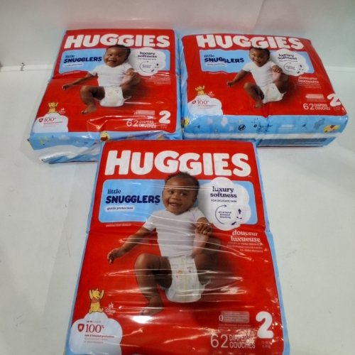 186PK HUGGIES LITTLE SNUGGLERS DIAPERS - SIZE 2 (12-18LB) - DISNEY WINNIE THE POOH (MODEL: 56309) image 2