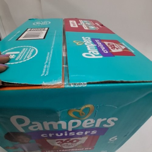 76PK PAMPERS CRUISERS 360° 100% LEAKPROOF GAP-FREE FIT DIAPERS - SIZE 6 image 3