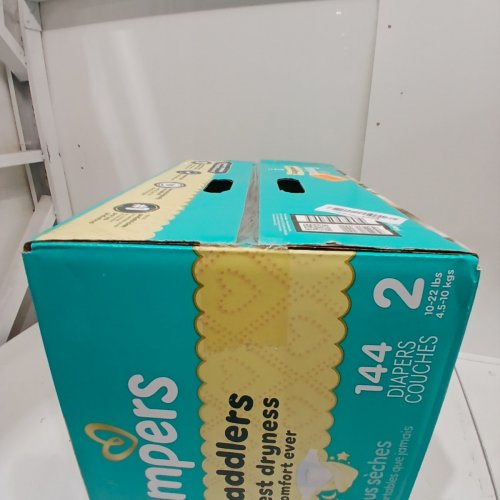 144PK PAMPERS SWADDLERS DISPOSABLE BABY DIAPERS - SIZE 2 (10-22LBS) image 3