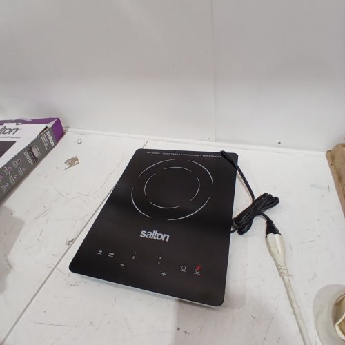 SALTON SLIM INDUCTION COOKTOP ENERGY EFFICIENT - 1500W - 60°C TO 240°C - BLACK (MODEL: ID2066) image 3