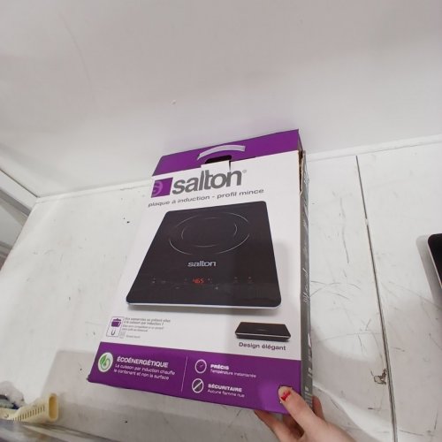 SALTON SLIM INDUCTION COOKTOP ENERGY EFFICIENT - 1500W - 60°C TO 240°C - BLACK (MODEL: ID2066) image 4