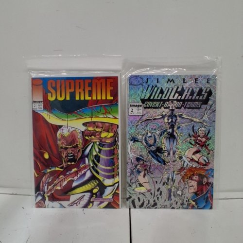 4 ASSTD IMAGE AND MALIBU COMIC BOOKS - WILDCATS #2, SAVAGEDRAGON #3, SUPREME #2, ULTRAVERSE PRIME #1 - VARIOUS AUTHORS image 4