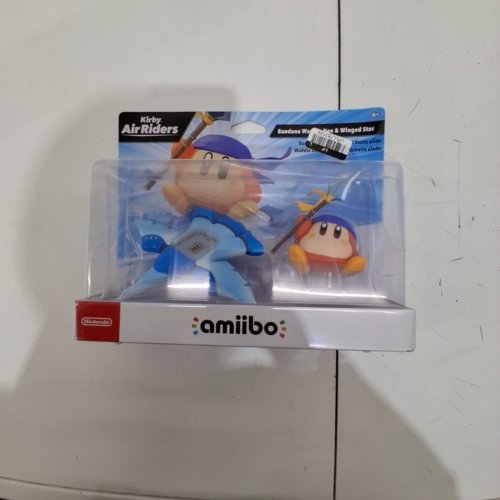 NINTENDO AMIIBO KIRBY AND WARP STAR - KIRBY AIR RIDERS SERIES - BANDANA WADDLE DEE & WINGED STAR (MODEL: NVLWCAAA) image 3