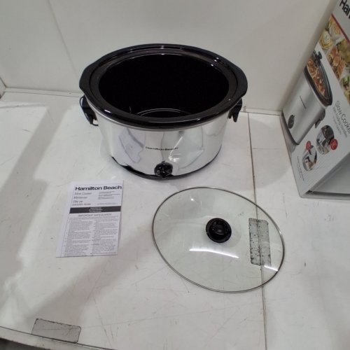 HAMILTON BEACH SLOW COOKER - 10QT - STAINLESS STEEL (MODEL: 33190FG) image 3