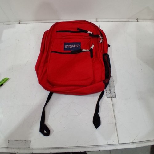 JANSPORT BIG STUDENT LAPTOP BACKPACK WITH 2 COMPARTMENTS & ERGONOMIC SHOULDER STRAPS - 34L - FITS 15" LAPTOP - RED/BLACK (MODEL: JS0A47JK5XP) image 3