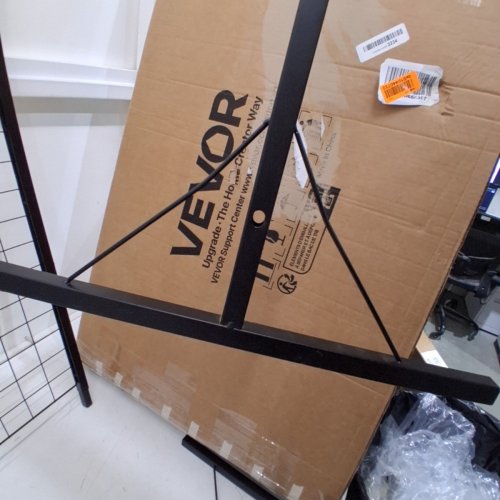 DOUBLE SIDED GRID WALL PANEL WITH T-BASE - 2FT X 5.6FT - BLACK (MODEL: YD0024) image 4
