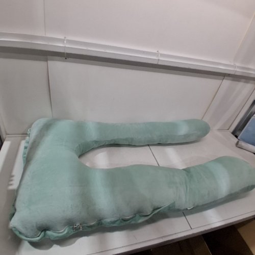 FULL BODY MATERNITY/PREGNANCY PILLOW WITH REMOVEABLE WASHABLE COVER - MINT GREEN image 2
