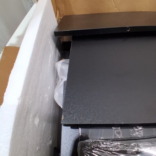WASHER DRYER COUNTERTOP WITH SHELF - 53.9" X 27.5" X 12" - BLACK (MODEL: DX0202-C250399S-01) image 2