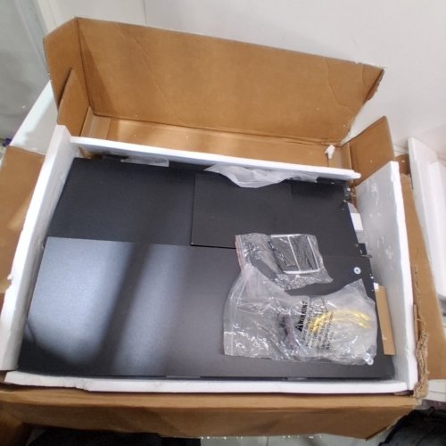 WASHER DRYER COUNTERTOP WITH SHELF - 53.9" X 27.5" X 12" - BLACK (MODEL: DX0202-C250399S-01) image 3