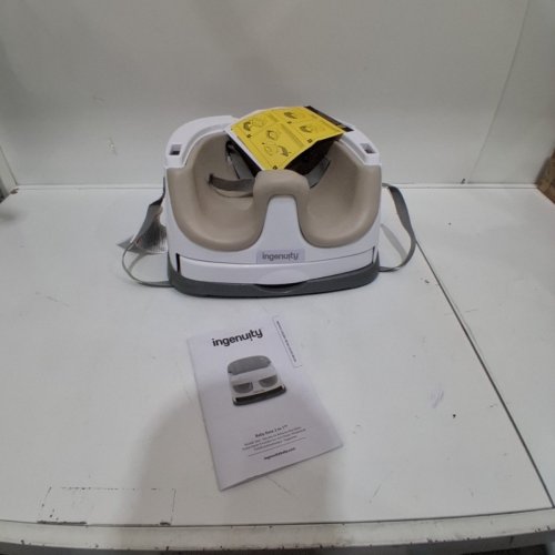 INGENUITY BABY BASE 2-IN-1 SEAT BOOSTER FEEDING SEAT - CASHMERE/WHITE (MODEL: 10678) image 2