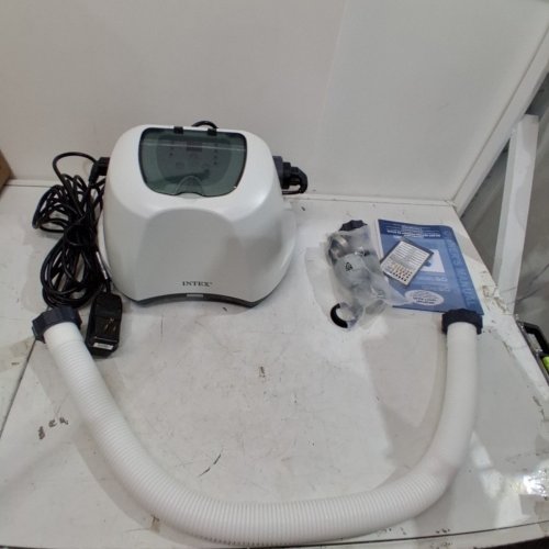 INTEX QS1200 KRYSTAL CLEAR DIGITAL SALTWATER SYSTEM WITH E.C.O. FOR ABOVE GROUND POOLS UP TO 15,000GAL. - 110V-120V- REQUIRES 700-3200GPH FILTER - GREY/WHITE (MODEL: 26669EG/ECO6110) image 3