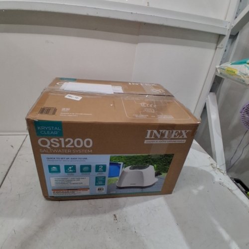 INTEX QS1200 KRYSTAL CLEAR DIGITAL SALTWATER SYSTEM WITH E.C.O. FOR ABOVE GROUND POOLS UP TO 15,000GAL. - 110V-120V- REQUIRES 700-3200GPH FILTER - GREY/WHITE (MODEL: 26669EG/ECO6110) image 7