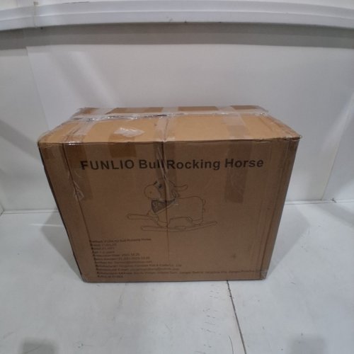 FUNLIO PLUSH BULL ROCKING HORSE - 1-3 YEARS - BROWN (MODEL: FL-091) image 4