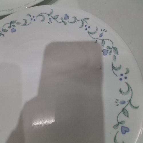 12PC CORELLE DINNERWARE SET - WHITE AND BLUE (STYLE: COUNTRY COTTAGE) image 7