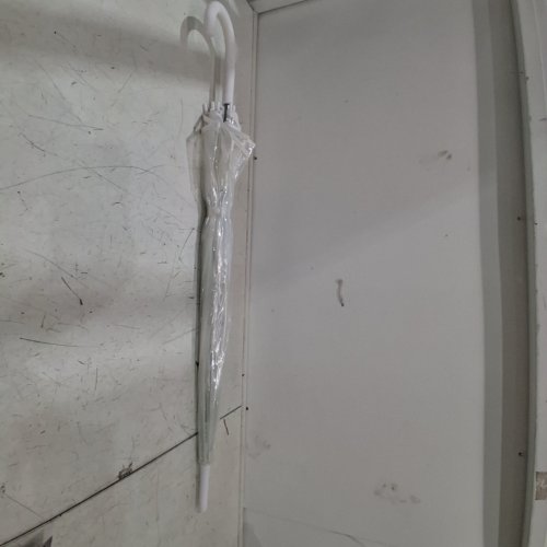CLEAR DOME UMBRELLA - WHITE/CLEAR image 2